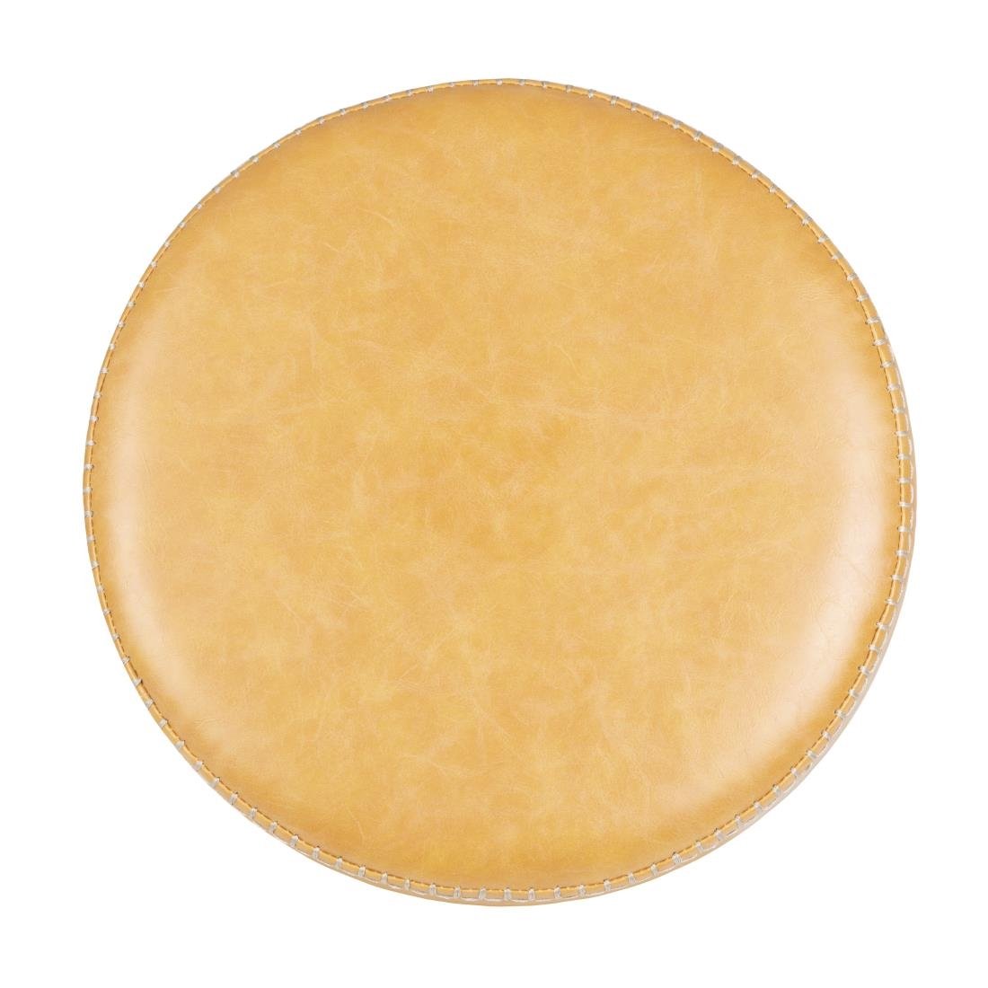 Bolero Brooklyn Pu Hoge Barkruk - Caramel