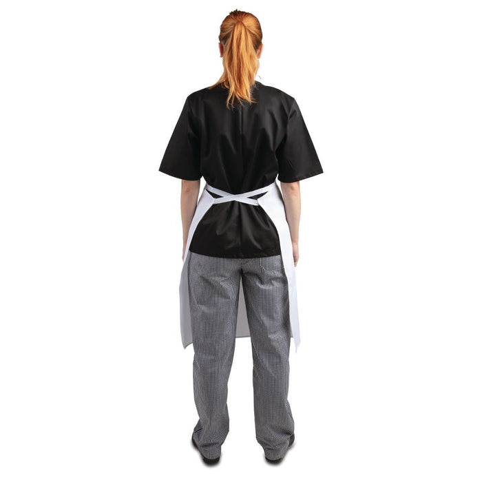 Whites polykatoen halterschort wit