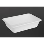 Fiesta Composteerbare Bagasse Voedsel Container Basissen 650ml (Pak Van 100)