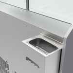 Polar U-Series 6-Pan IJs Vitrine Kast Vriezer