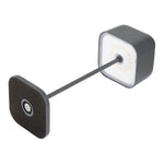 Olympia Lucca Tafellamp Vierkante Koepel Grijs 300mm