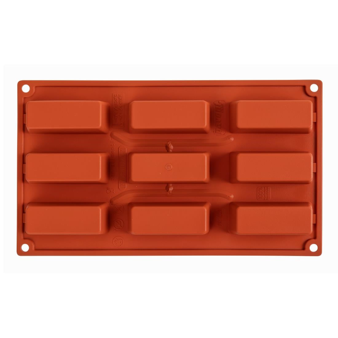 Pavoni Formaflex siliconen bakvorm 9 mini-cakes