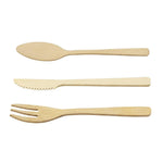 Sier Disposables Mini lepel bamboe 98mm (doos 200)