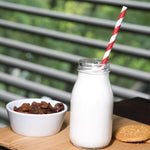 Fiesta Compostable composteerbare papieren buigrietjes rood (250 stuks)