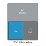 Cambro buigzaam polypropyleen deksel GN 1/2