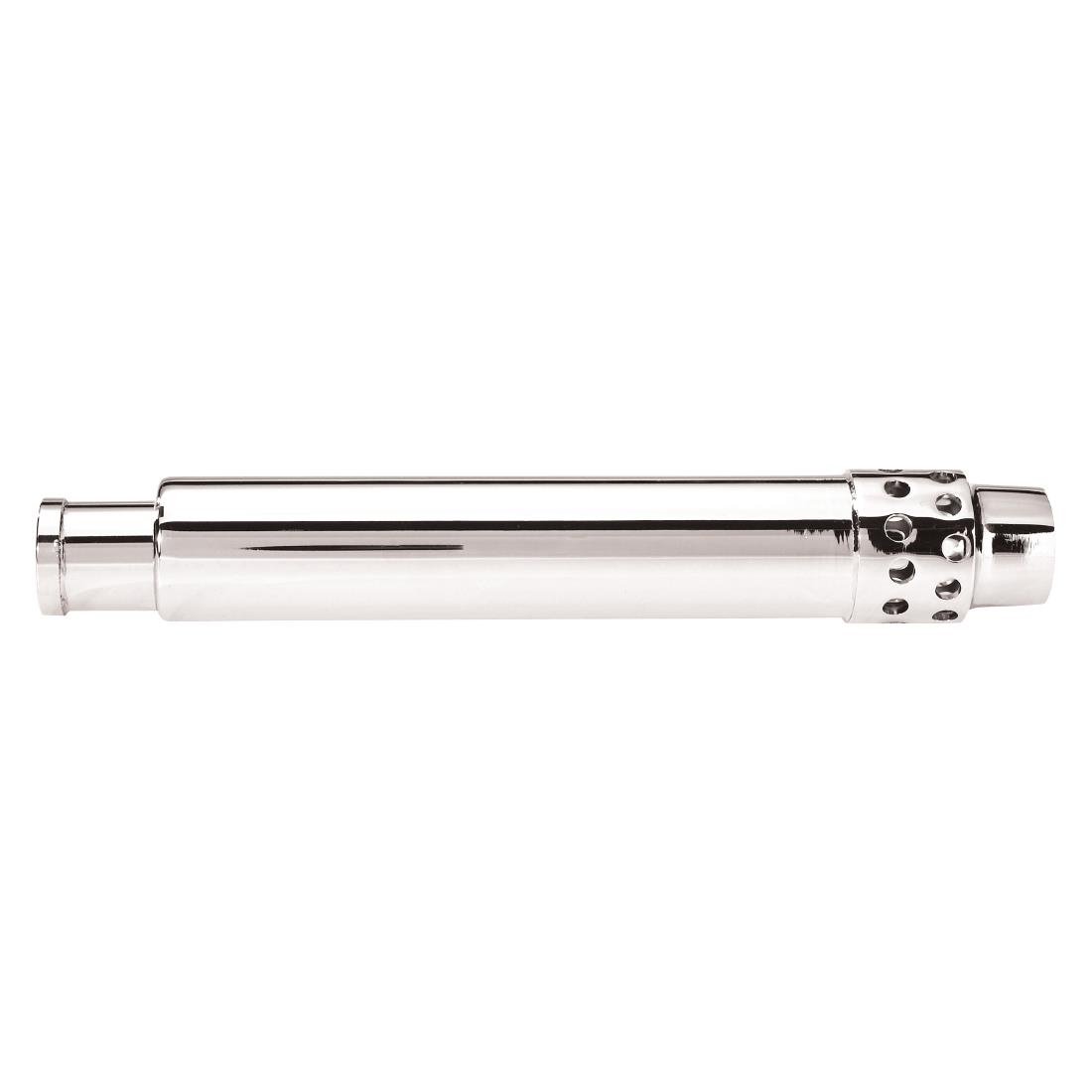 Gastro M RVS overlooppijp 28cm met RVS filter voor spoeltafels, bakken en cheftafels