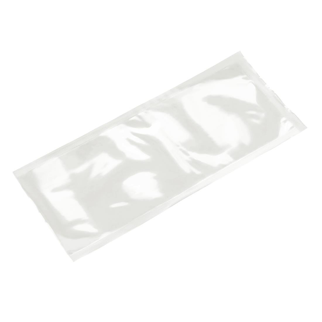 Vogue Composteerbare Kamer Vacuüm Verpakkingszakken 150x350mm (Verpakking Van 100)