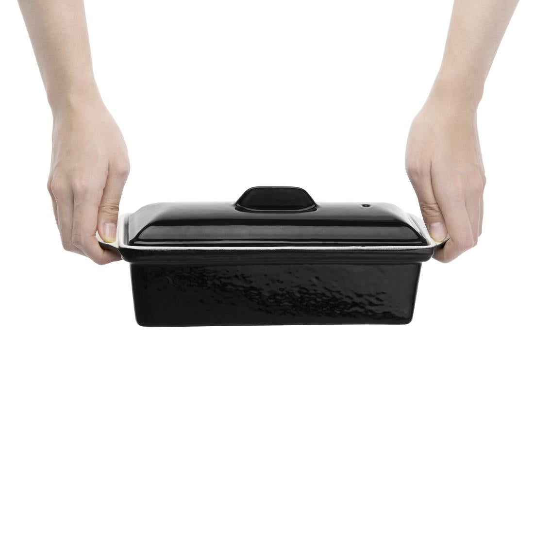 Vogue paté- en terrinevorm zwart 1,3L