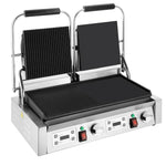 Buffalo Dubbele Contactgrill Platte & Geribbelde Platen