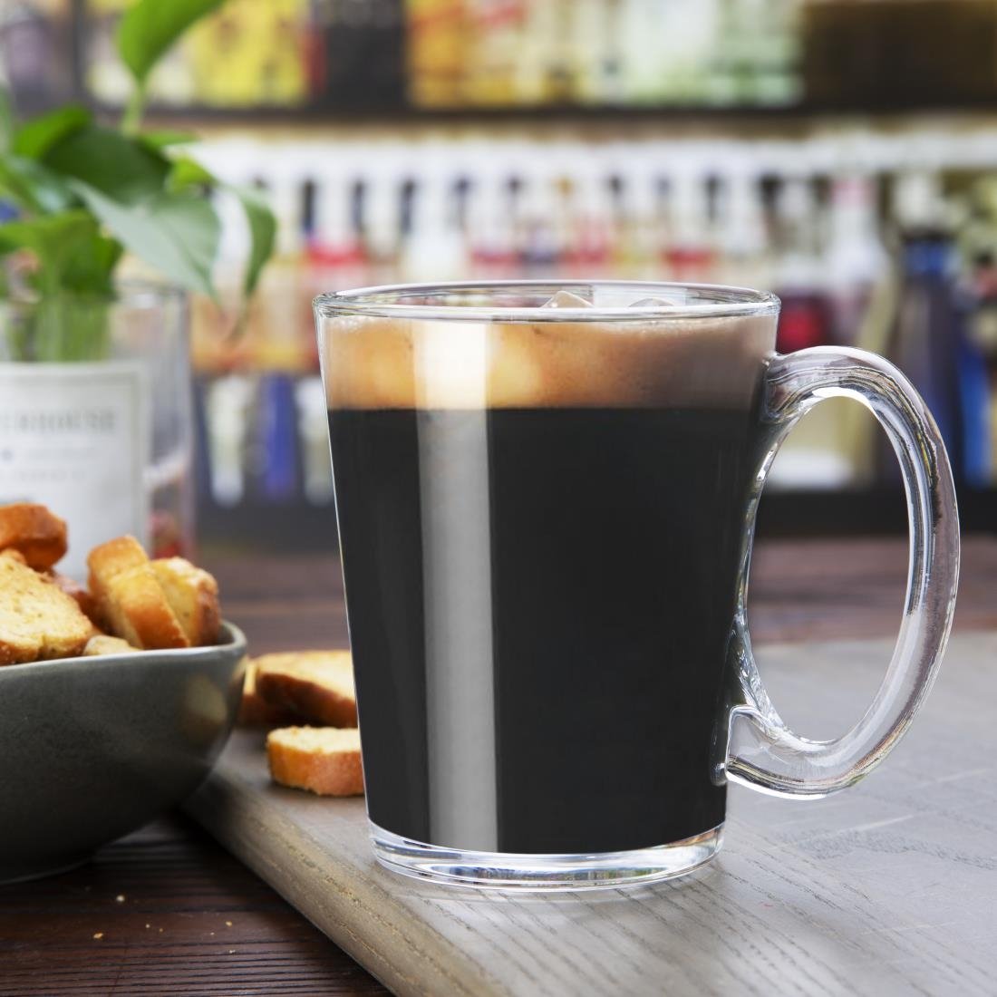 Olympia mok van gehard koffieglas - 300 ml (doos 12)