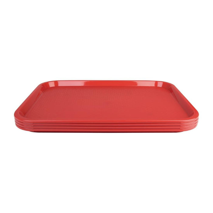 Olympia Kristallon polypropyleen dienblad rood 305x415mm