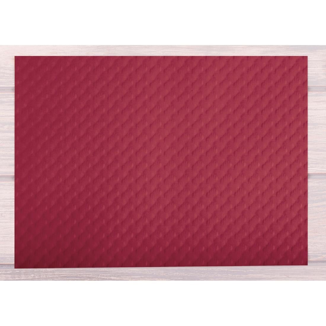 Papieren placemat bordeaux (500 stuks)