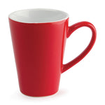 Olympia Café latte bekers rood 34cl (12 stuks)