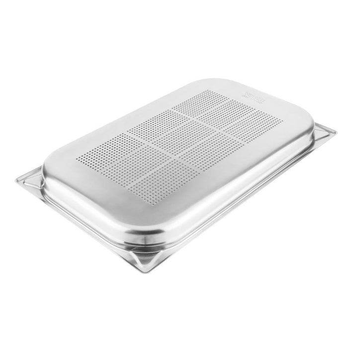 Vogue Roestvrijstalen Zware Perforeerde 1/1 Gastronorm Bak 40mm