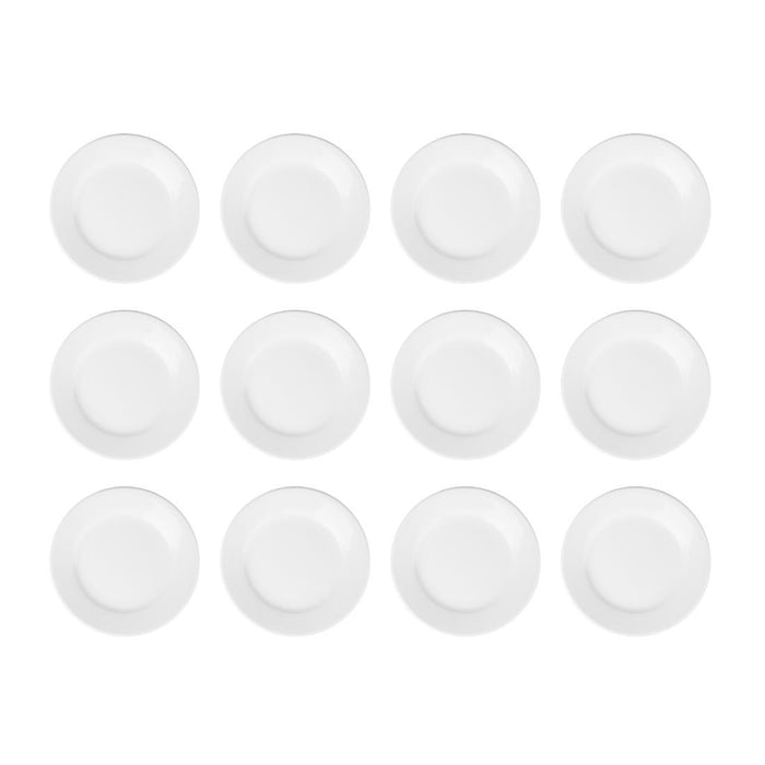 Olympia Athena borden met brede rand 20,2cm (12 stuks)