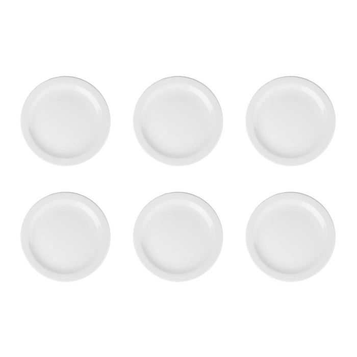 Olympia Athena borden met smalle rand 28,4cm (6 stuks)