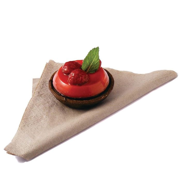 Vegware composteerbare ongebleekte lunchservetten 33cm (2000 stuks)