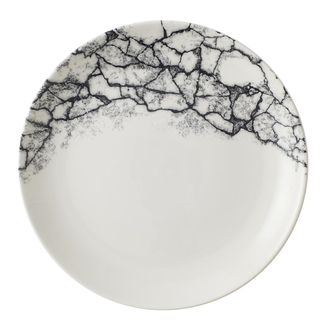Churchill Kintsugi Accents Quartz Black Evolve Coupe Bord 22cm (pak van 12)