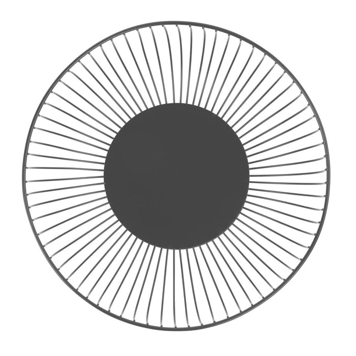 Olympia Draadvoer Displayschaal Rond Zwart - 285X85mm