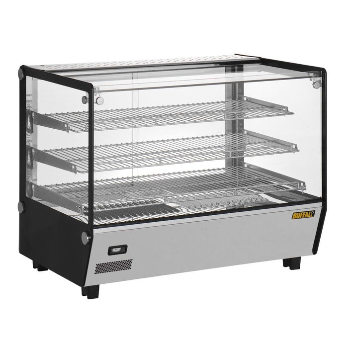 Buffalo Vierkante Aanrecht Verwarmde Display Merchandiser 160Ltr