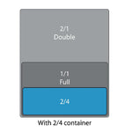 Olympia Whiteware GN 2/4 schaal 30mm diep