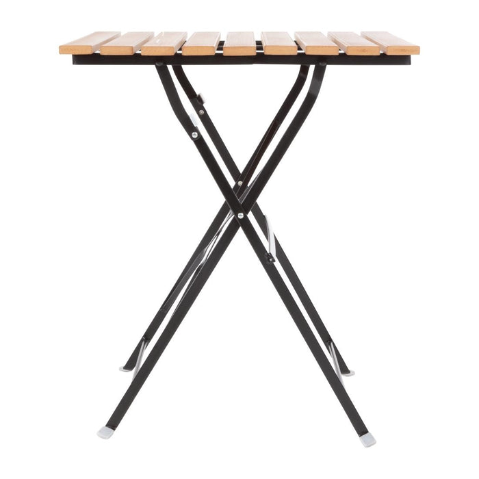 Bolero vierkante imitatiehouten tafel 60cm
