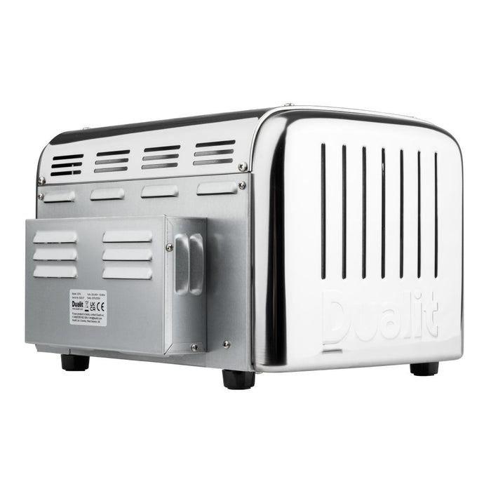 Dualit pop-up broodrooster 4 sleuven RVS