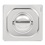 Vogue deksel voor RVS GN 1/6 bak