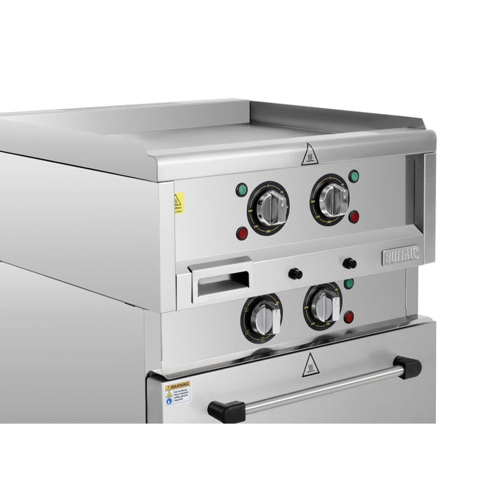 Buffalo 600 Serie Vrijstaande Elektrische Bakplaat Met Heteluchtoven