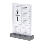 Europel Bordhouder A4 Polystone Antraciet