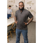 Koksbuis Korte Mouw Denim Grijs Chef Works S