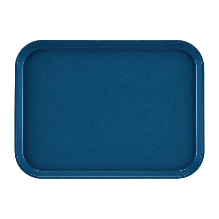 Cambro epictread glasvezel rechthoekig antislip dienblad blauw 350mm