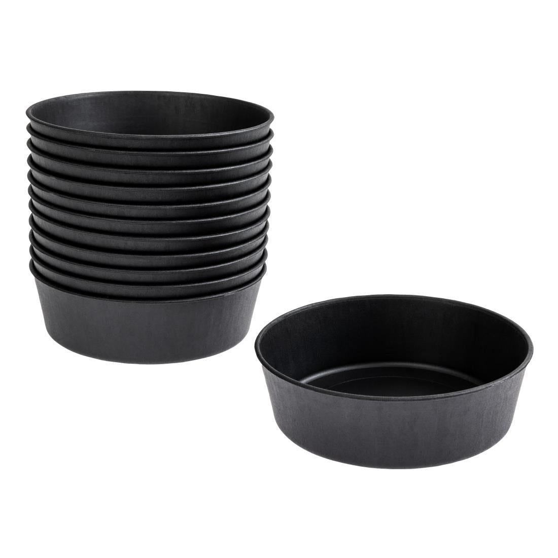 Matfer Bourgeat Exoglass mini-taartvorm glad 10cm (12 stuks)