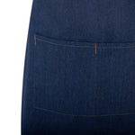 Southside Denim Blauw Short Met Bruine Bandjes