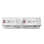 Buffalo tweeling tank tweeling mand 2x5ltr aanrecht friteuse met timers 2x2.8kw