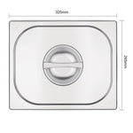 Vogue RVS deksel GN 1/2