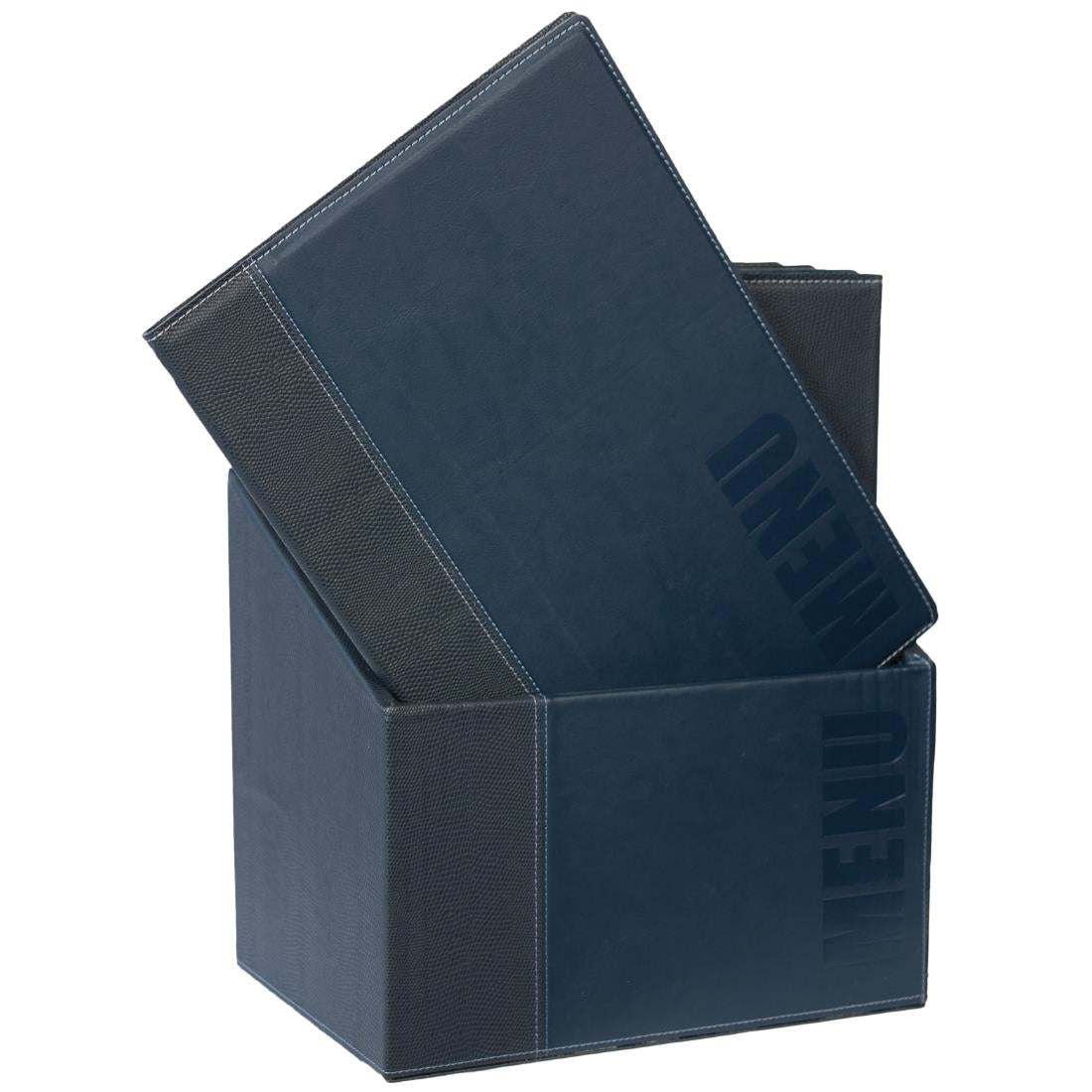 Securit Contemporary Menuhoezen En Opbergdoos A4 Blauw (20 Stuks)
