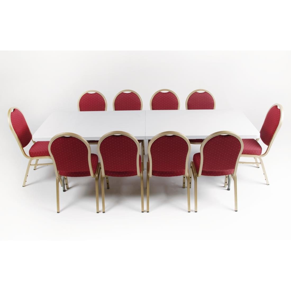 Bolero inklapbare tafel 244cm wit