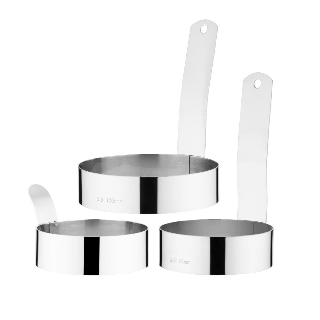 Vogue roestvrijstalen eierenring