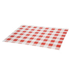 Rood Gingham vetvrij papier 31x38cm (200 stuks)