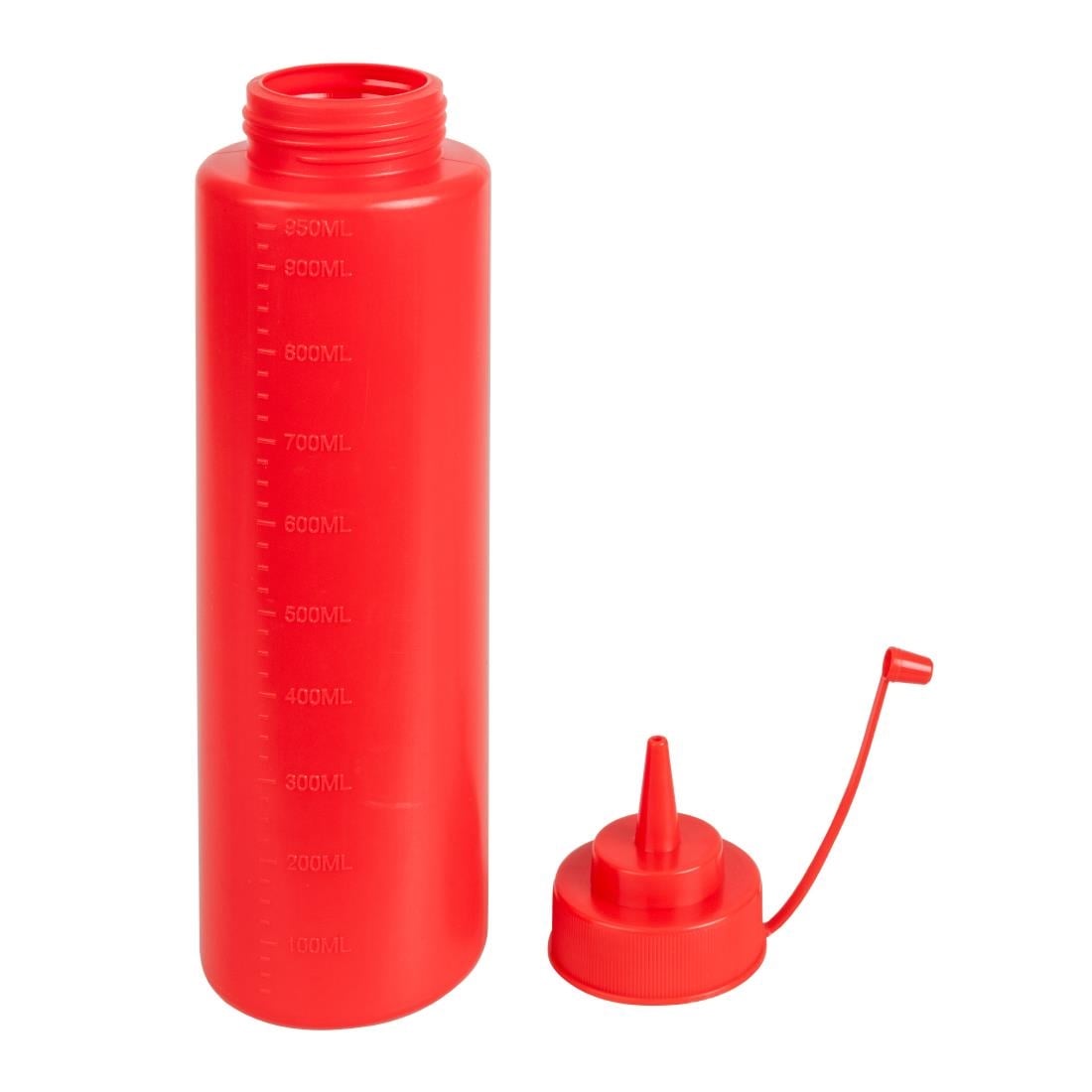 Vogue portioneer knijpfles rood 99cl