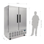 Polar G-serie 2-deurs slimline RVS koeling 960L