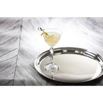 Olympia RVS dienblad rond 30cm