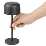 Olympia Siena Tafellamp Ronde Koepel Zwart 200mm