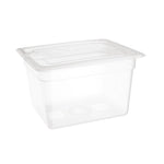 Nisbets Essentials polypropyleen 1/2 gastronorm bak zonder deksel 20cm
