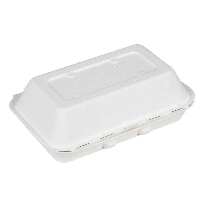 Fiesta Composteerbare Bagasse Voedselcontainers 9X6" (Pak Van 200)