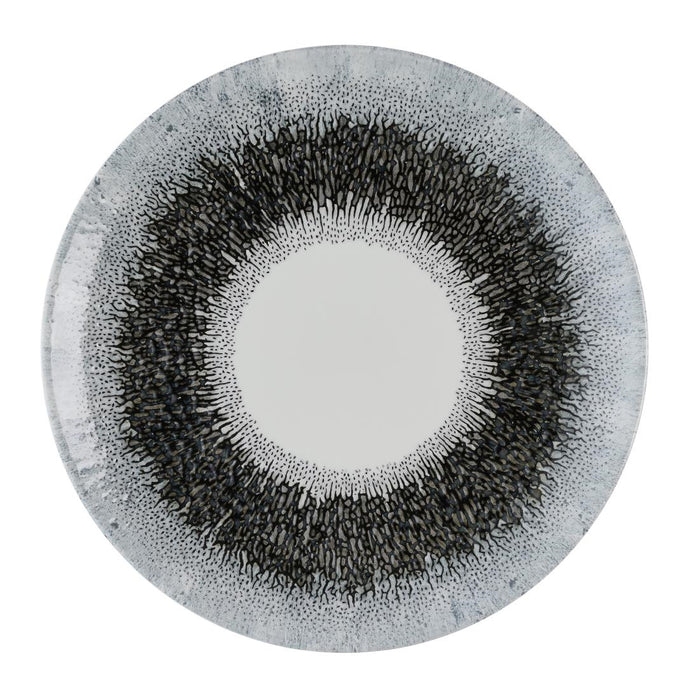 Churchill Studio Prints Fusion Black Evolve Coupe Bord 22cm (pak van 12)