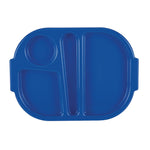 Olympia Kristallon polycarbonaat schaaltje met vakken klein blauw 322mm (10 stuks)