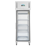 Polar G-serie Gastro 1-deurs koeling met glazen deur 600L