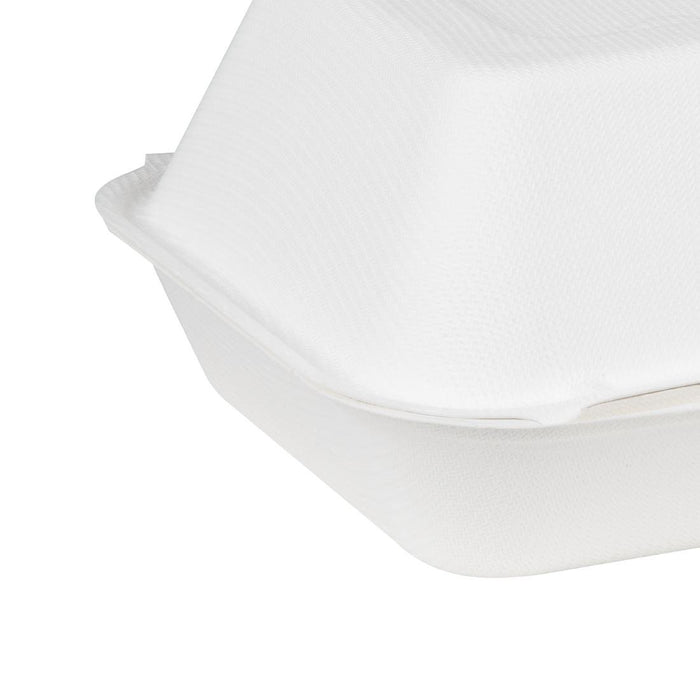 Fiesta Composteerbare Bagasse Voedselcontainers 9X6" (Pak Van 200)